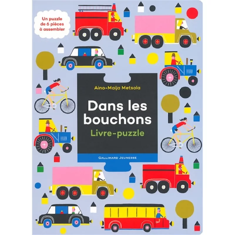 Dans les bouchons : livre-puzzle