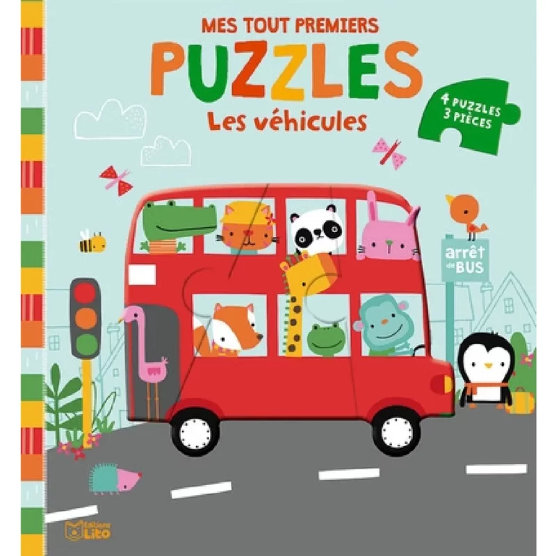 Les véhicules : mes tout premiers puzzles
