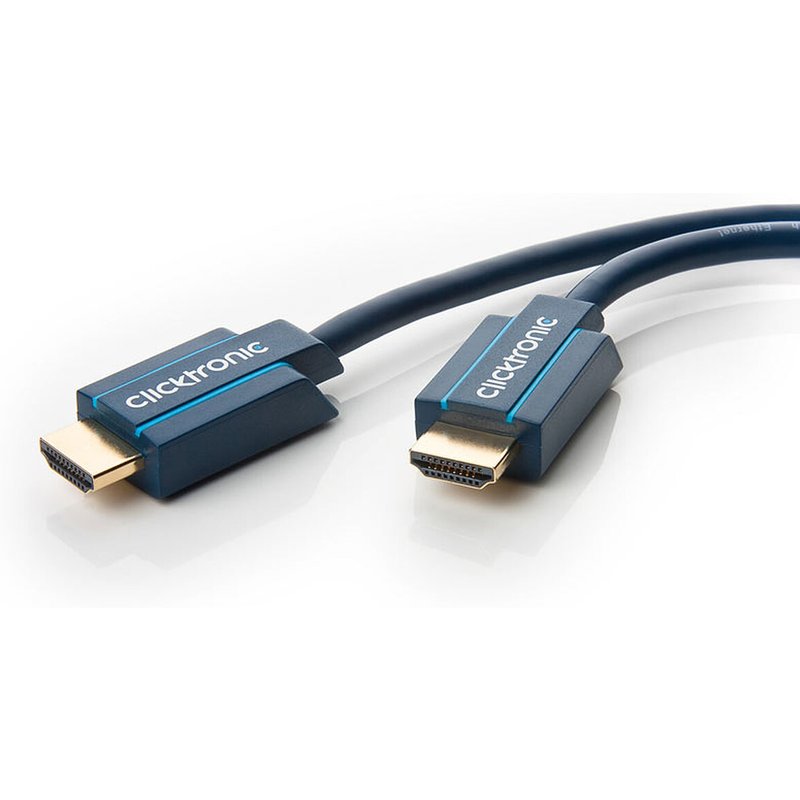 Clicktronic câble High Speed HDMI with Ethernet (1 mètre)