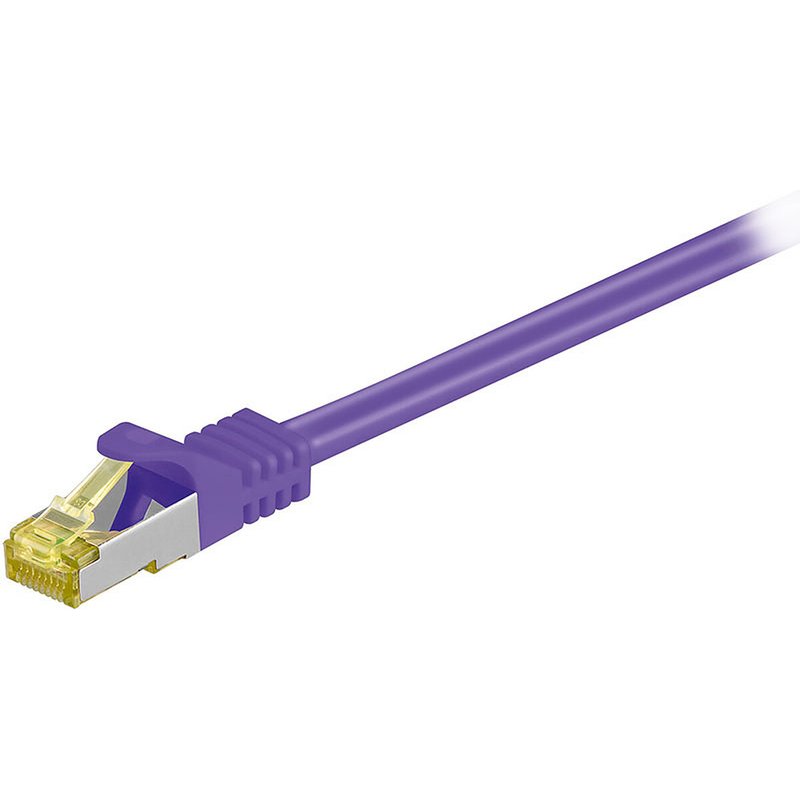 Cordon RJ45 catégorie 7 S/FTP 5 m (Violet)