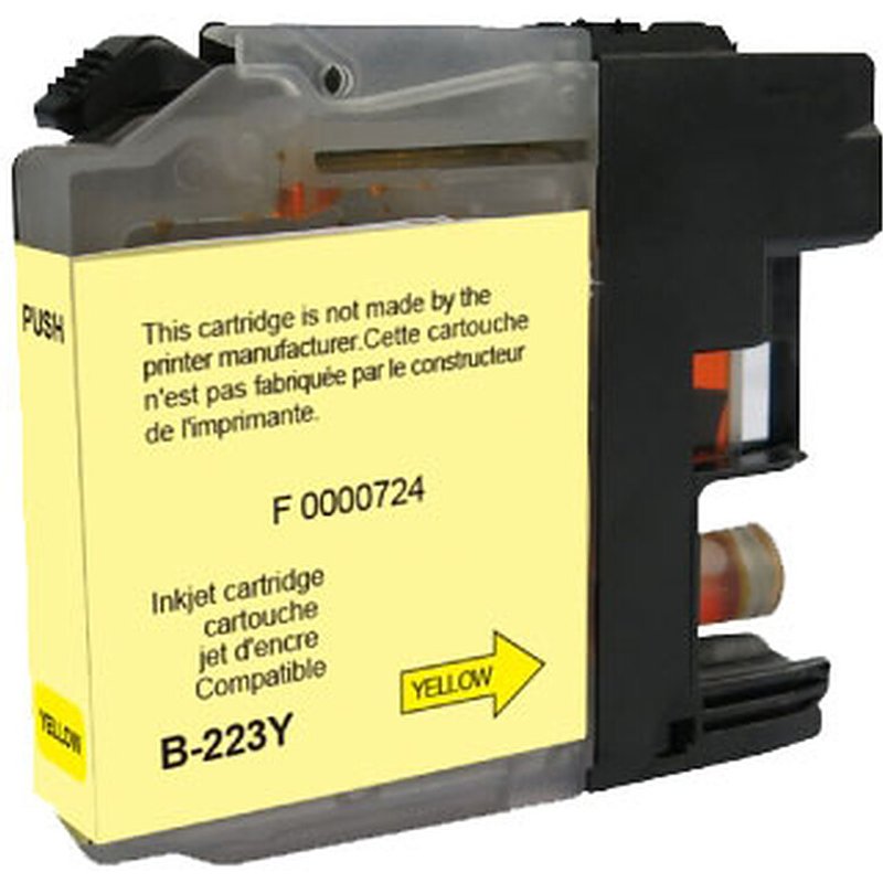 Cartouche compatible Brother LC223Y (Jaune)