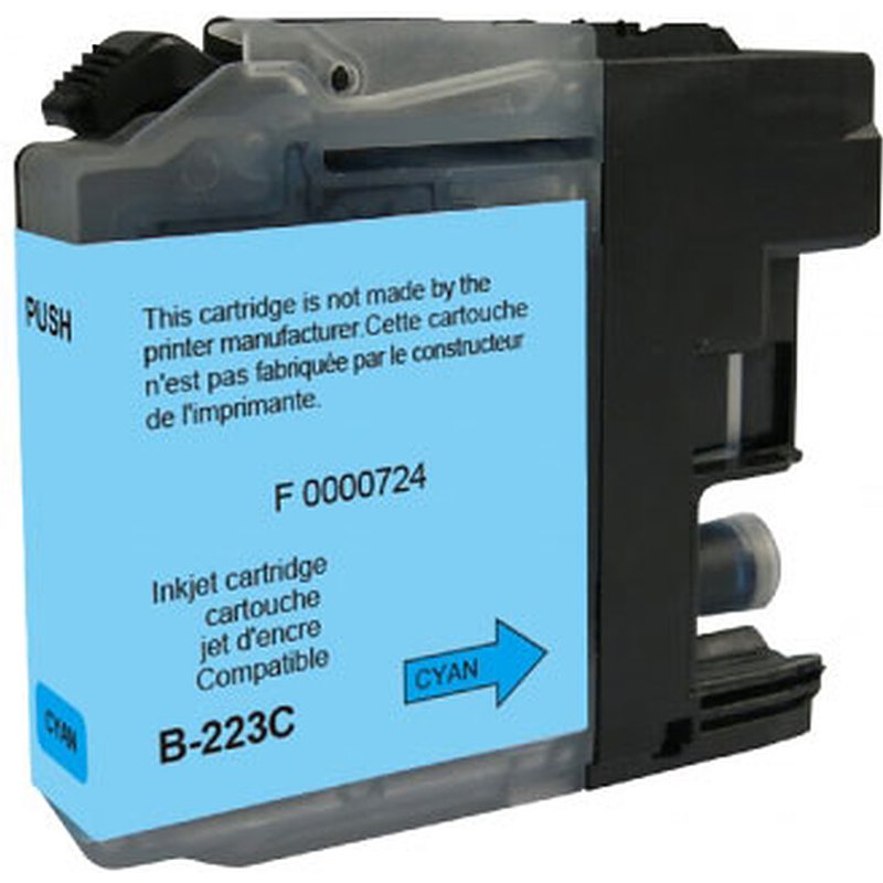 Cartouche compatible Brother LC223C (Cyan)