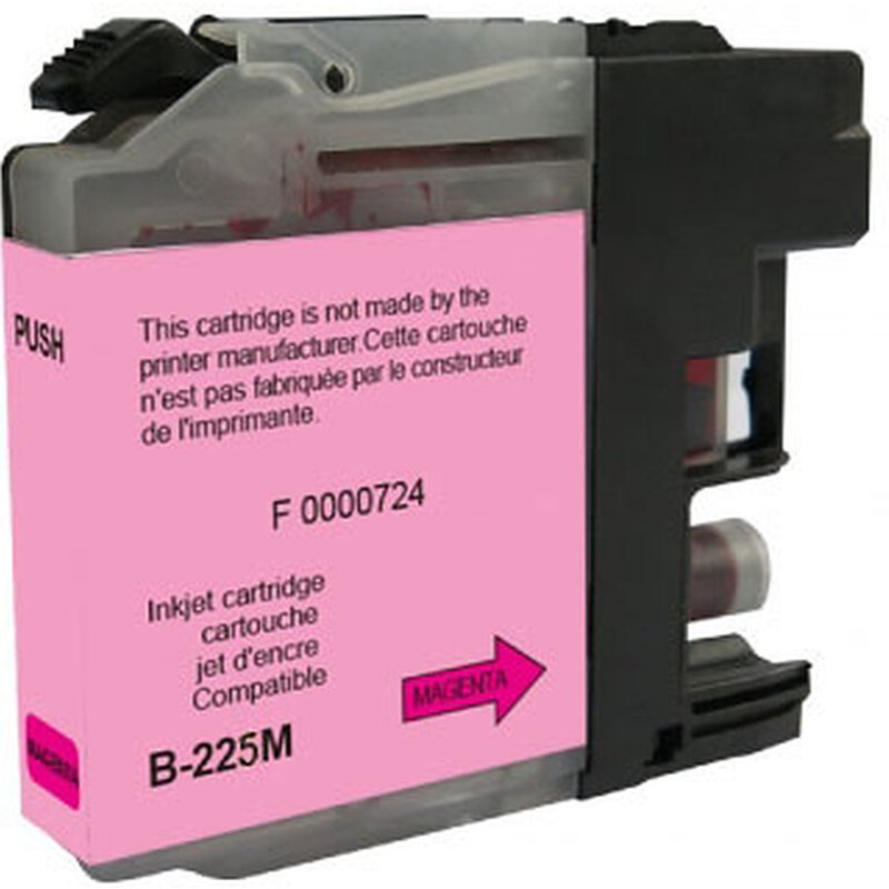 Cartouche compatible Brother LC225XLM (Magenta)