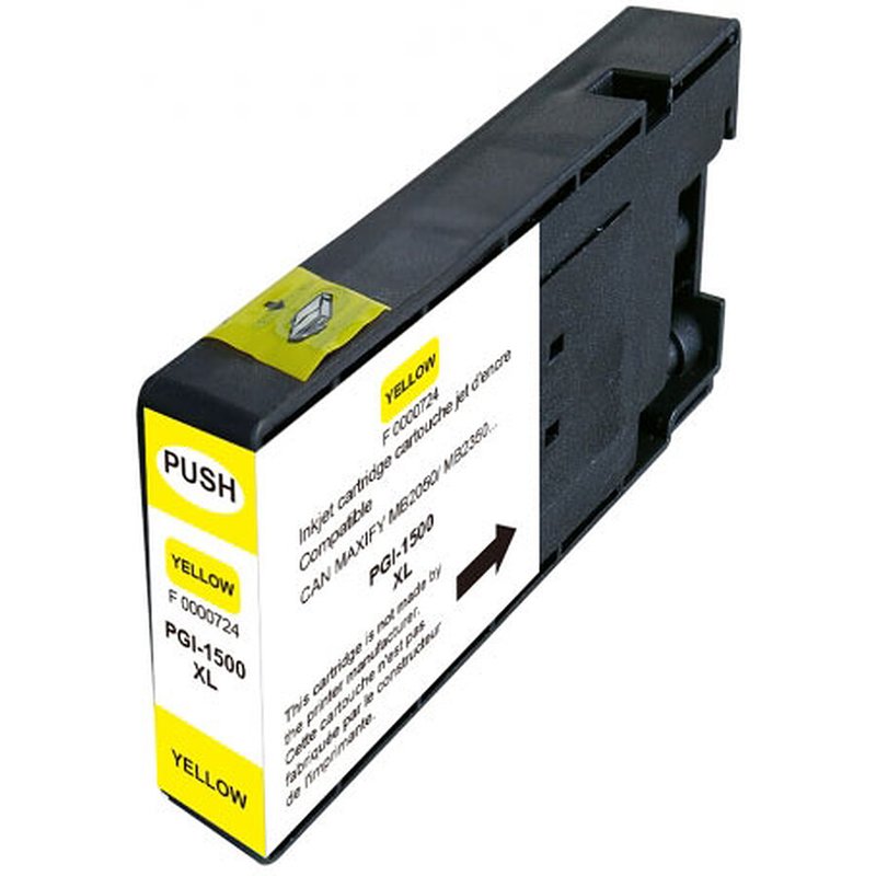 UPrint cartouche compatible Canon PGI-1500XL Y (jaune)