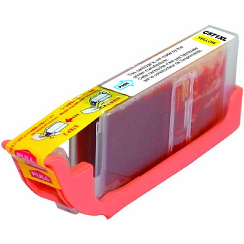 Cartouche compatible Canon CLI-571XL Y (Jaune)