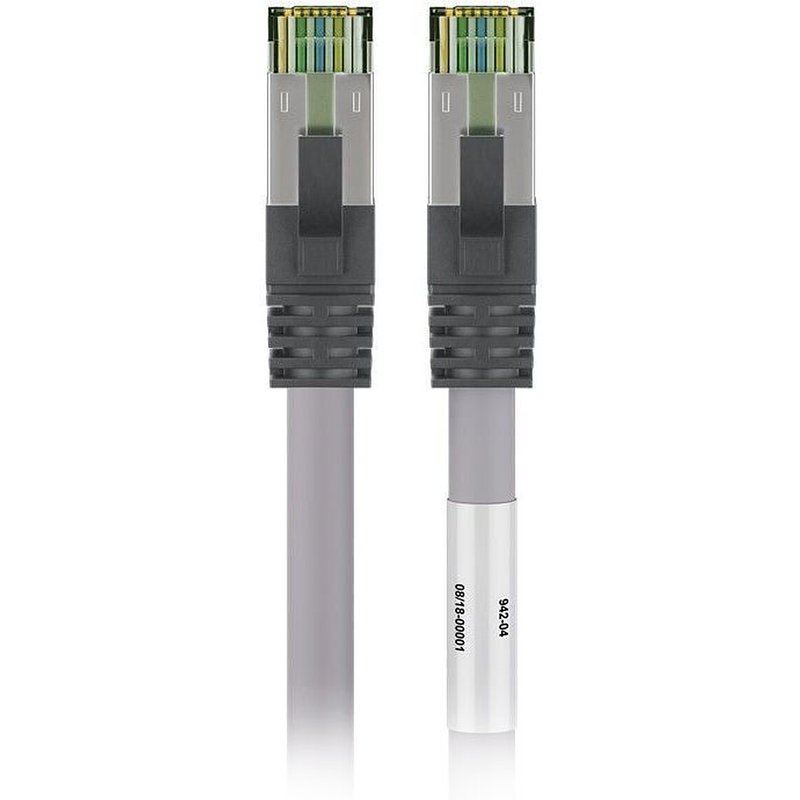 Goobay Câble RJ45 Cat 8.1 S/FTP 0.50 m (Gris)