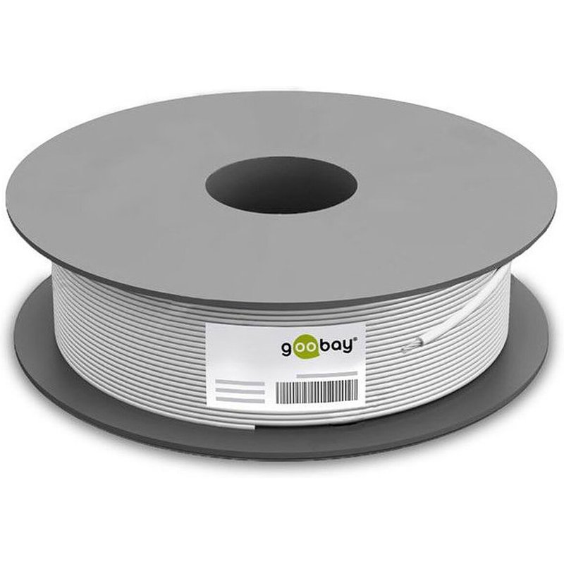 Goobay câble réseau catégorie 6 S/FTP (PiMF) 100 mètres (Gris)