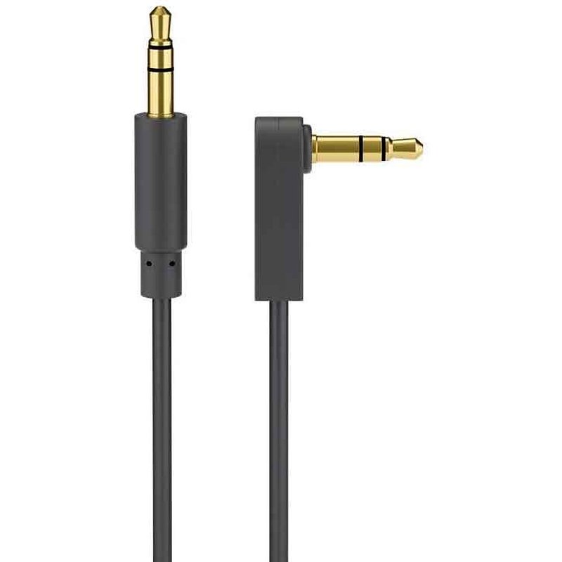 Goobay Cordon Audio Stéréo Jack 3.5 mm Coudé 0.5 m
