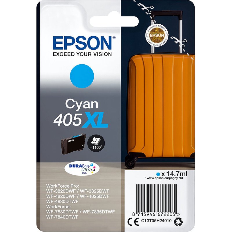 Epson Valise 405XL Cyan
