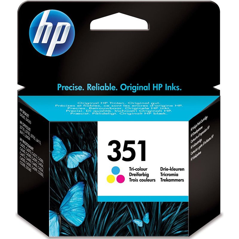 HP 351 (CB337EE) - Cyan, Magenta et Jaune