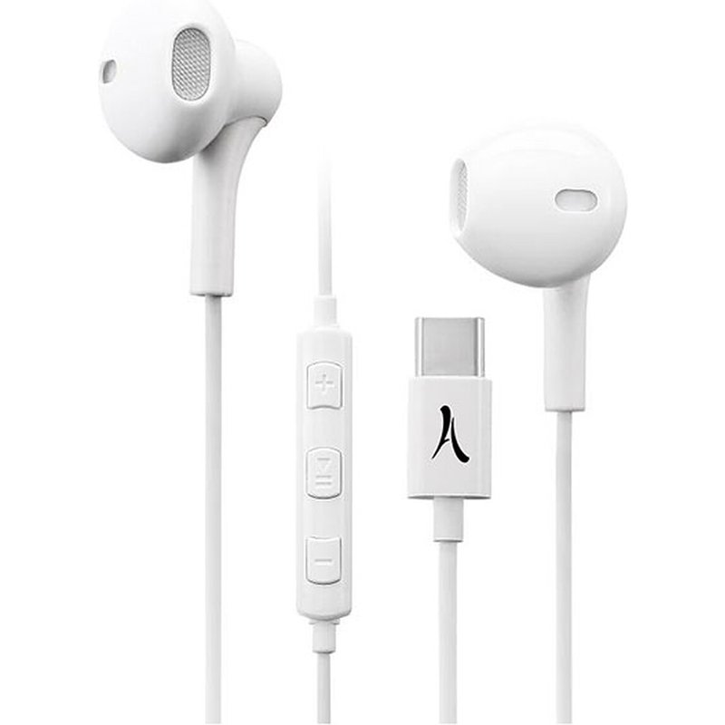 Akashi Kit Piéton Stéréo USB-C Blanc