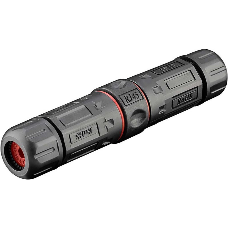 Goobay Coupleur modulaire RJ45 d'extérieur (IP68), CAT 6 STP