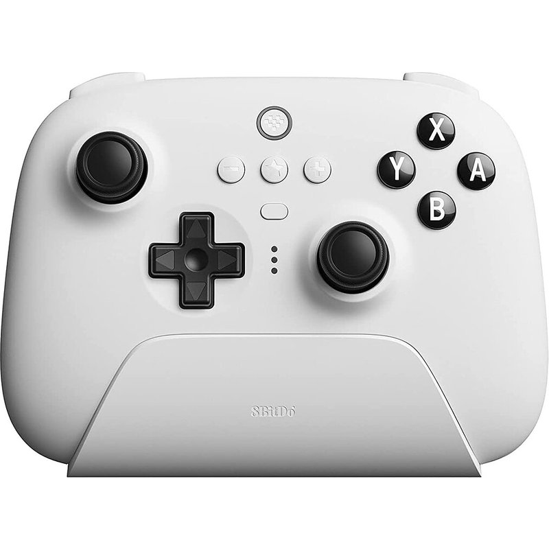 8Bitdo Ultimate Bluetooth Wireless Controller avec Dock (Blanc)
