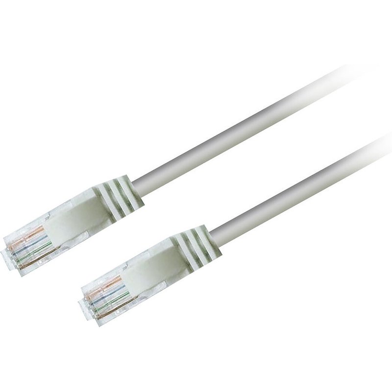 Textorm Câble RJ45 CAT 5E UTP - mâle/mâle - 0.2 m - Blanc
