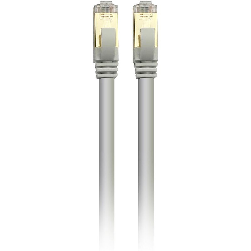 Textorm Câble RJ45 CAT 7 SSTP - mâle/mâle - 1 m - Blanc