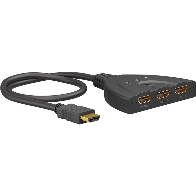 Goobay Switch HDMI manuel 3 vers 1 (4K@30Hz)