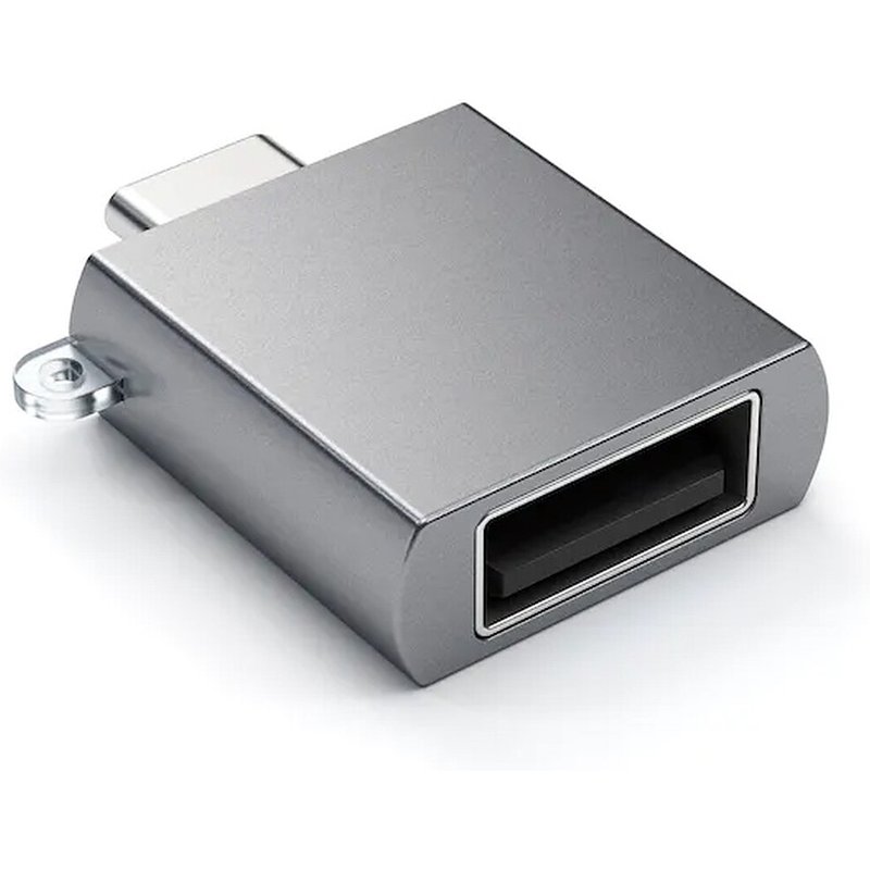 SATECHI Adaptateur USB-C mâle vers USB-A 3.0 Femelle - Gris