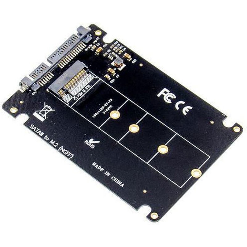 MicroConnect Adaptateur M.2 B Key vers SATA 2.5