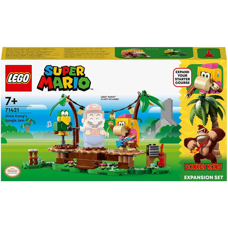 LEGO Super Mario 71421 Ensemble d'extension Concert de Dixie Kong dans la jungle