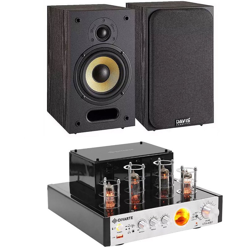 Divarte VTA-40BT + Davis Acoustics Ariane 1 Noir