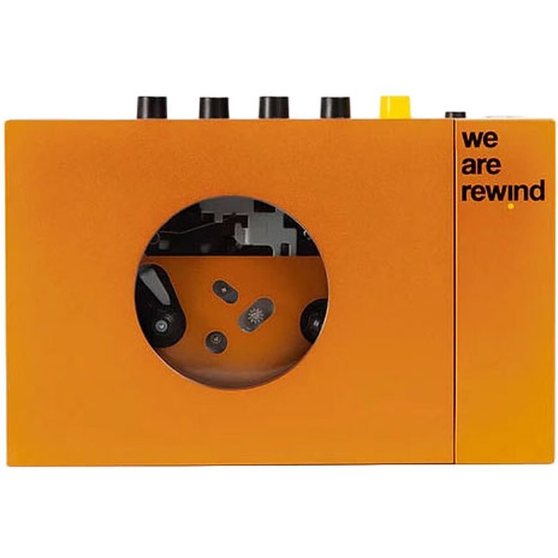 We Are Rewind Lecteur Cassette Serge Orange
