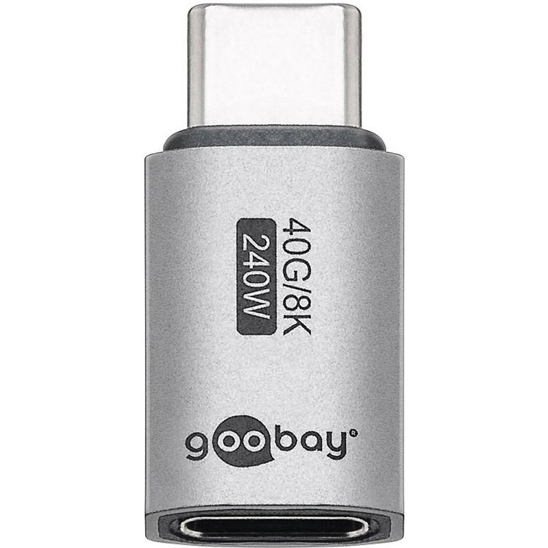Goobay Adaptateur USB-C Mâle vers USB-C Femelle
