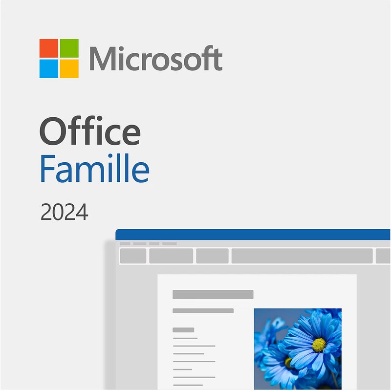 Microsoft Office Famille et Etudiant 2024 (Europe)
