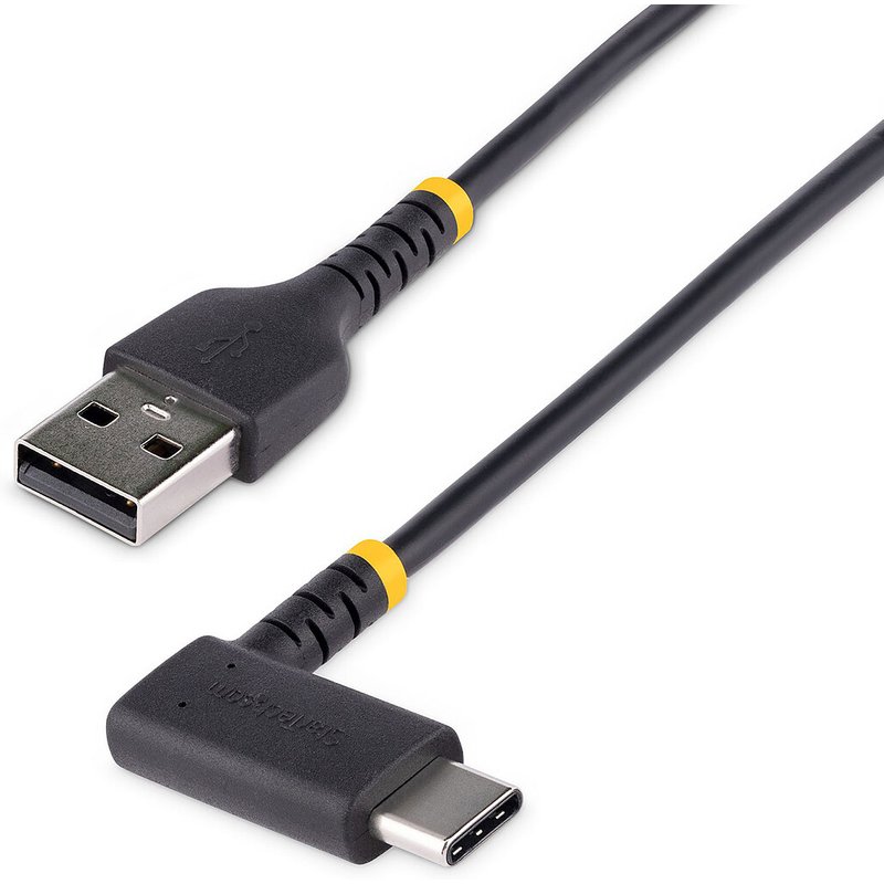 StarTech.com Câble USB 2.0 Type-A vers USB 2.0 Type-C à angle droit - M/M - 0.3 m