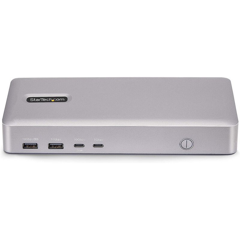 StarTech.com Station d'accueil 10-en-1 USB4 double affichage 4K 60 Hz - Power Delivery 100 W