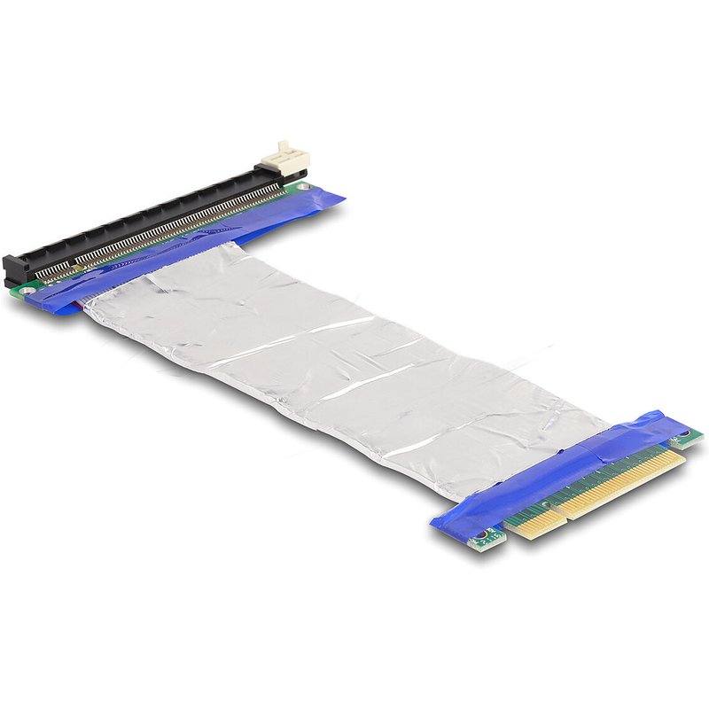 DeLock Riser Card PCIe x8 vers slot PCIe x16 avec câble 20 cm
