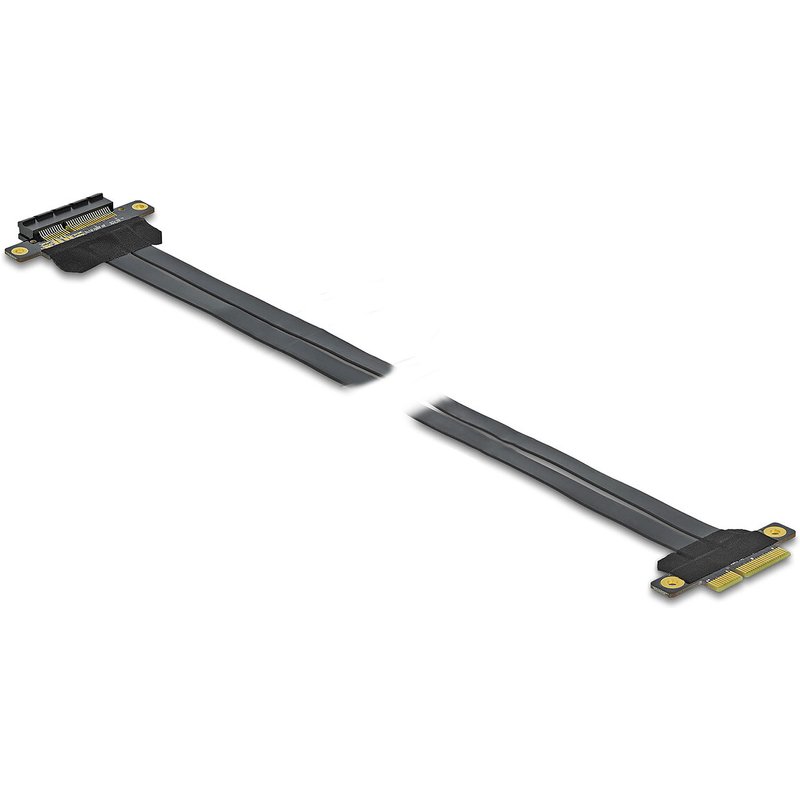 DeLock Riser Card PCIe x4 slot avec câble 30 cm