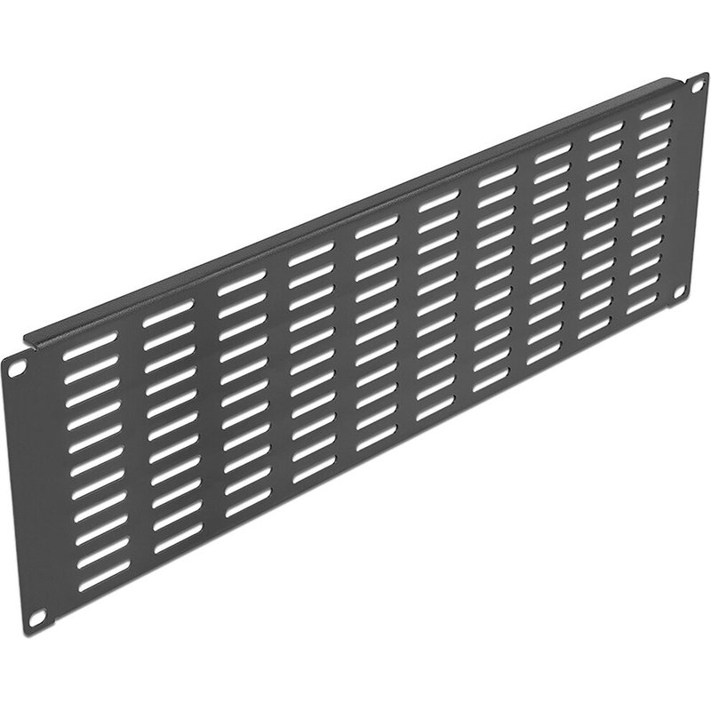 DeLock Panneau de ventilation avec évents verticaux 3U pour rack 19" - Noir
