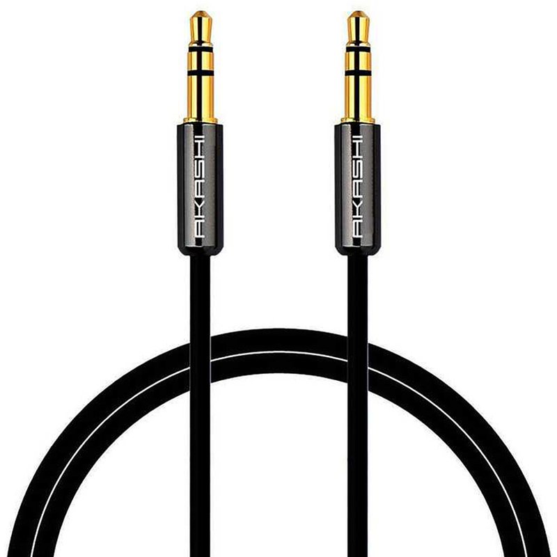 Akashi câble audio stéréo jack 3.5 mm M/M (1 mètre)