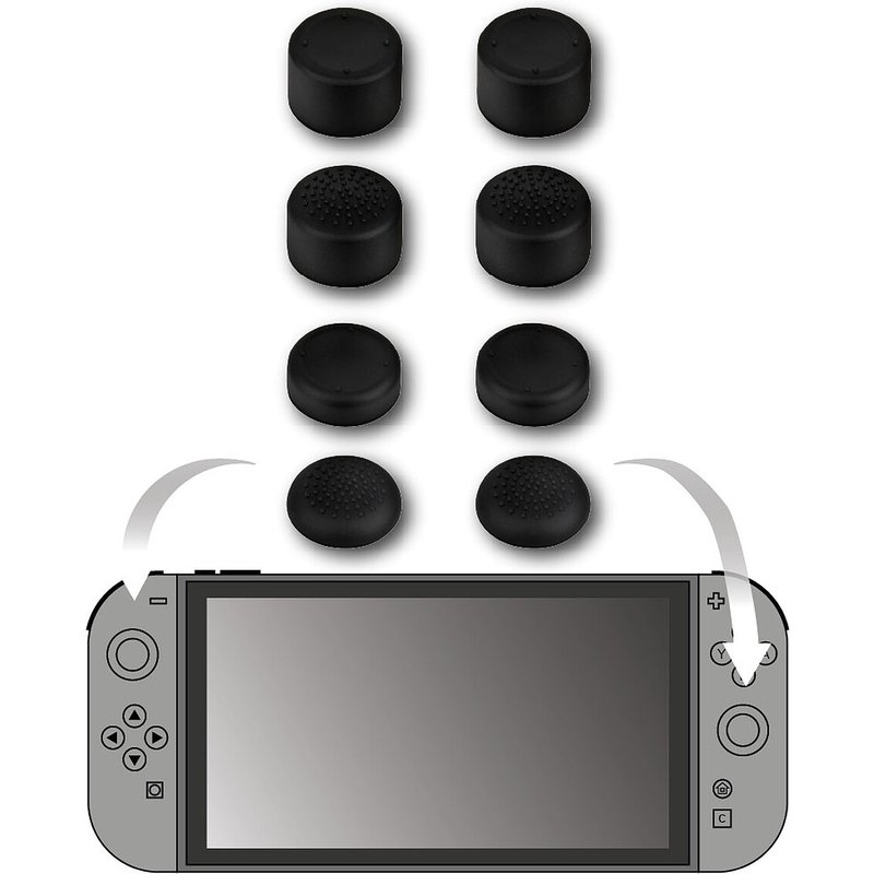 Konix Appuie-pouces pour Joy-Con Switch 2 (x 8)