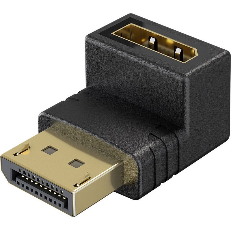 Goobay DisplayPort Adapter 8K (90° Haut)