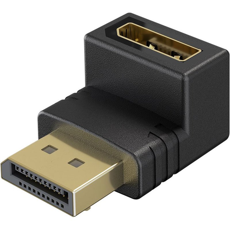 Goobay DisplayPort Adapter 8K (90° Bas)