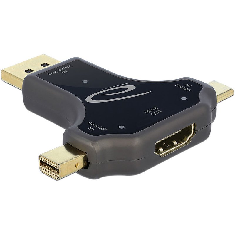 DeLock Adaptateur 3-en-1 vers HDMI 4K - M/F