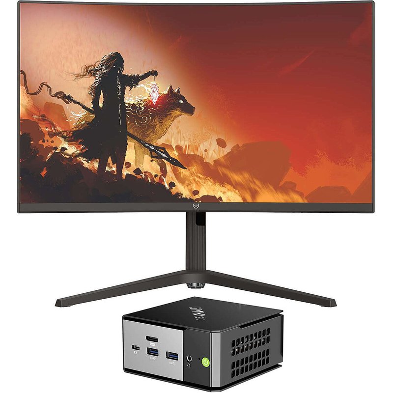 Mini PC Workstation AI R9AI-HX370 32/1024 27" W11P