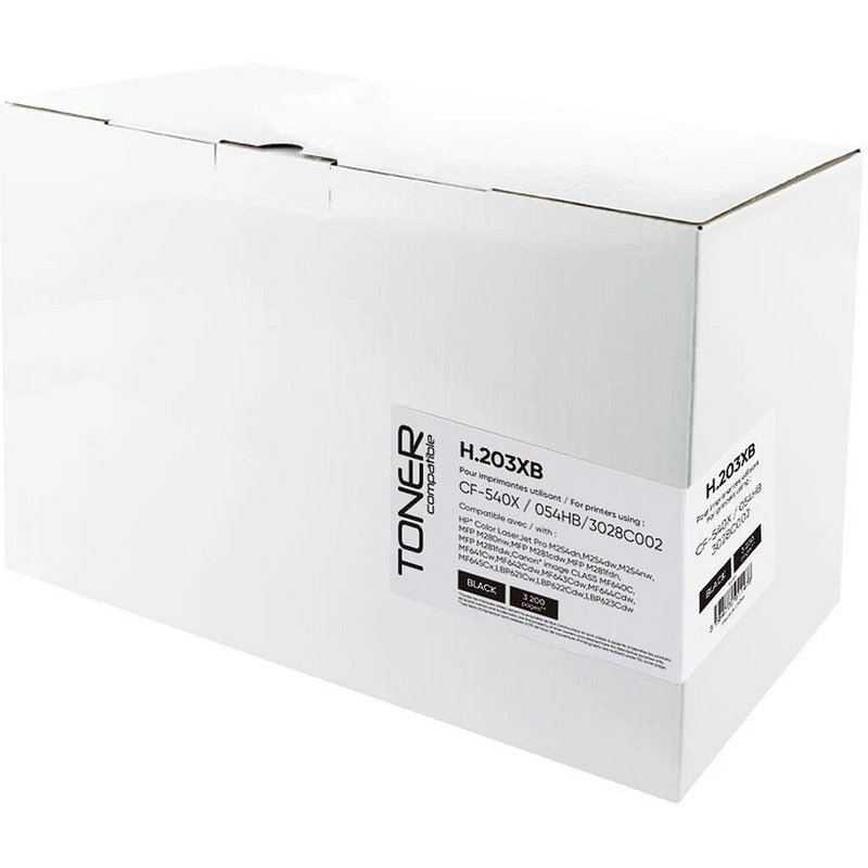 Toner compatible HP 203X CF540X (Noir)