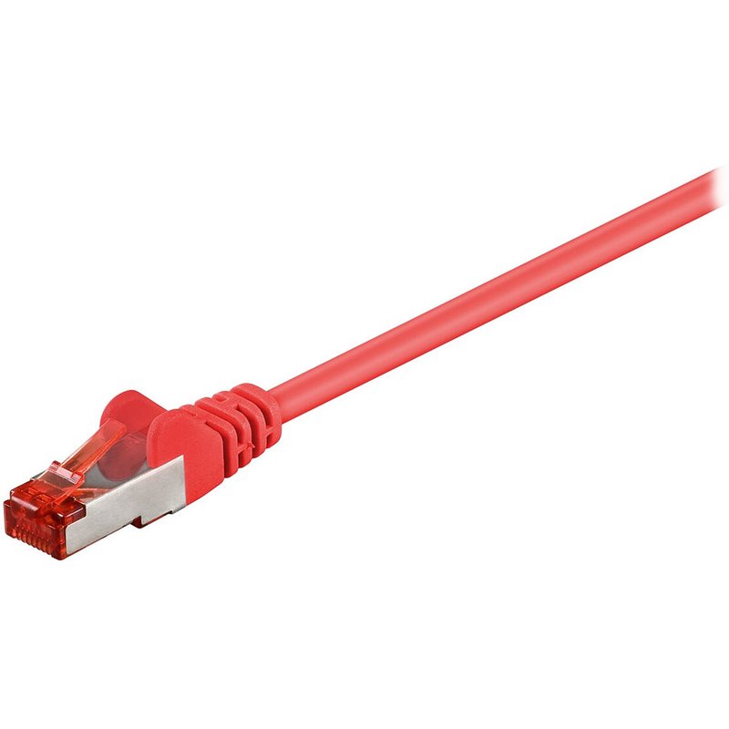 Goobay Câble Réseau RJ45 Cat 6 S/FTP 5 m (Rouge)