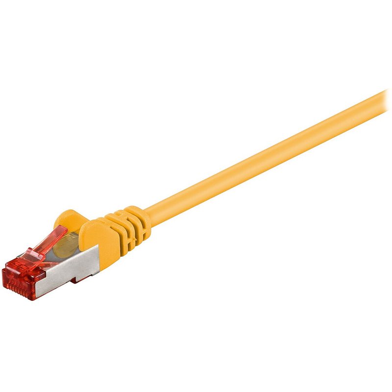 Goobay Câble Réseau RJ45 Cat 6 S/FTP 2 m (Jaune)