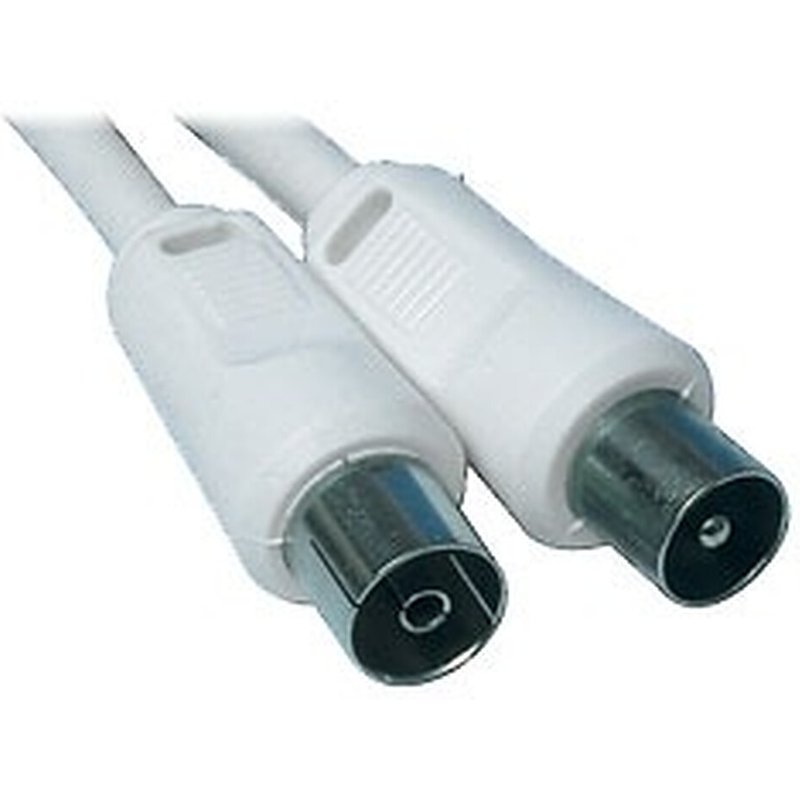 Câble coaxial mâle/femelle pour antenne TV (2.5 mètres)