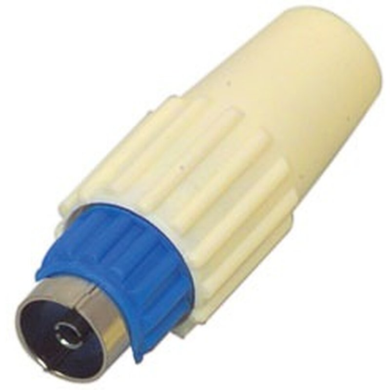 Fiche coaxiale 9.52 mm femelle