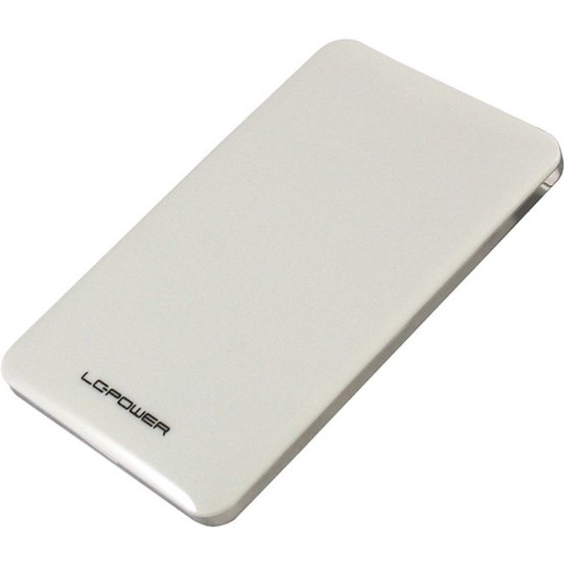 LC-Power LC-25U3-7W storage drive enclosure Aluminium. White 2.5"