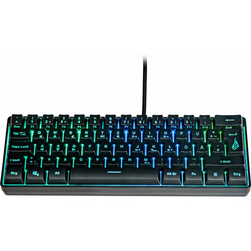 Verbatim KingPin X1 keyboard Gaming USB QWERTY US English Black