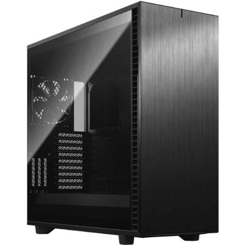 Fractal Design Define 7 XL Black Brushed Aluminum / Steel E-ATX Silent Modular Dark Tinted Tempered Glass Window Full Tower Computer Case