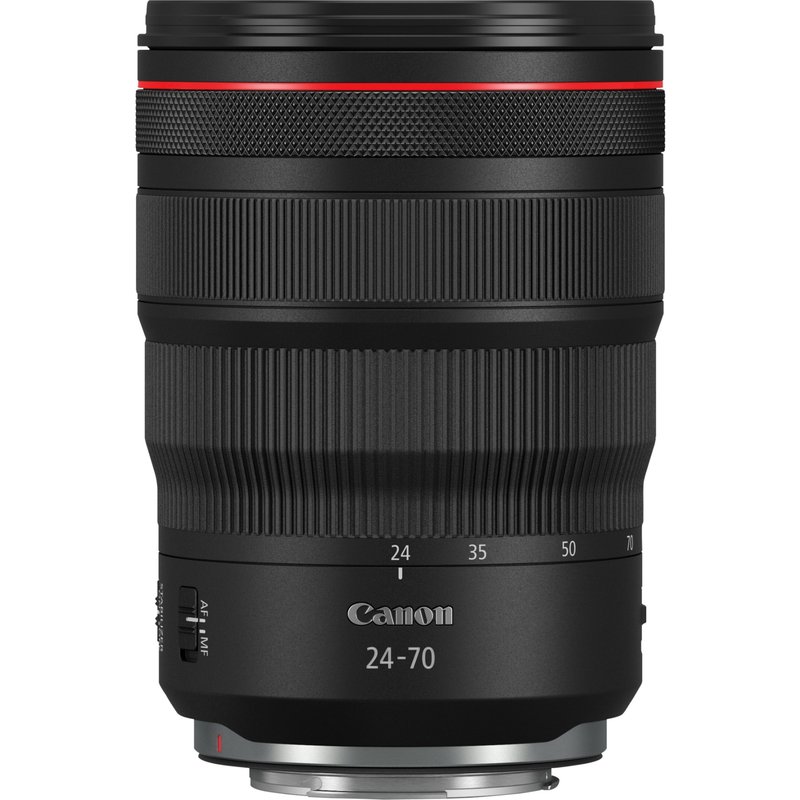 Canon RF 24-70 mm F2.8L IS USM Camera Lenses. Black