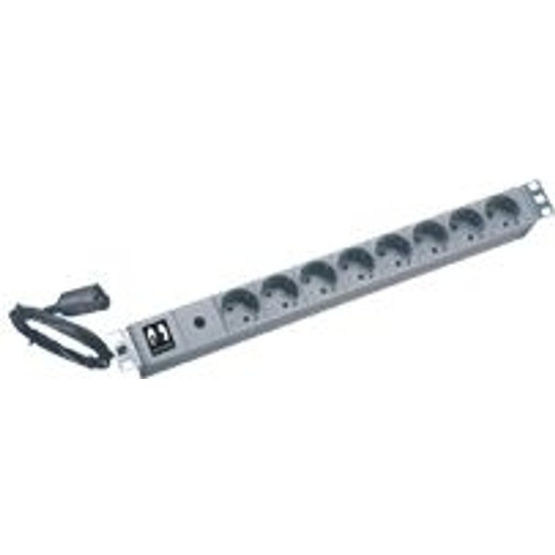 ONLINE USV-Systeme 19" USV-Steckdosenleiste power extension 2 m