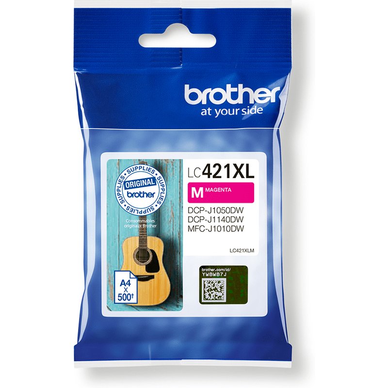 Brother LC-421XLM ink cartridge 1 pc(s) Original High (XL) Yield Magenta