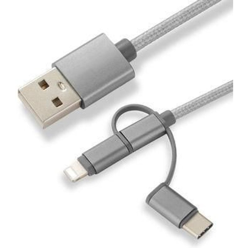 CoreParts MOBX-ACC-003 USB cable 1 m Micro-USB A Micro-USB B Grey